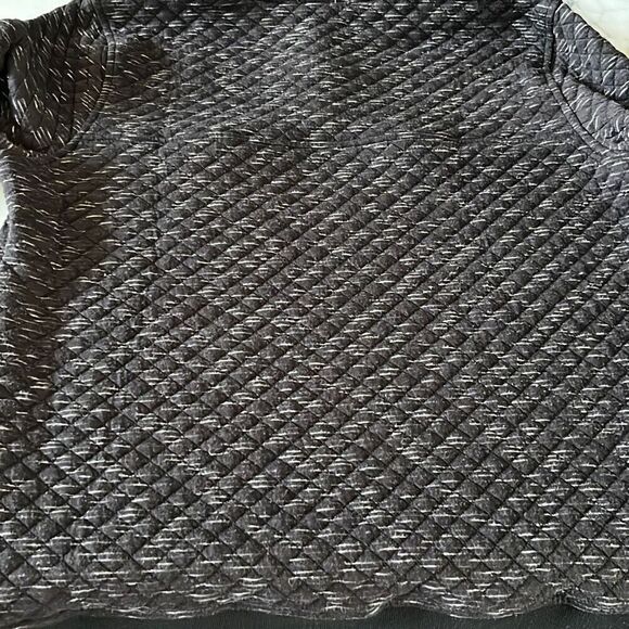 Entro Corbet Style Quilted 1/4 Button Down Pullover Sweatshirt Sz. L - Picture 5 of 8